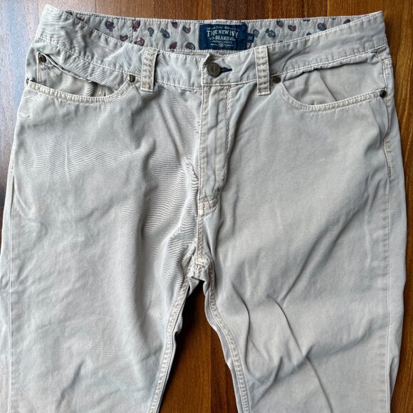 The New Ivy Sz 36 x 30 Tan 5 Pocket Pants - Picture 4 of 8